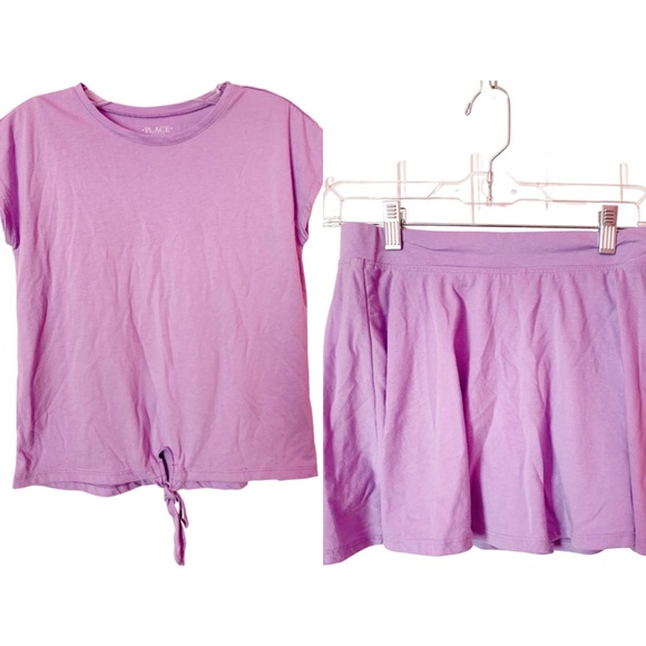 Children’s Place Purple Skort Set - Picture 1 of 4